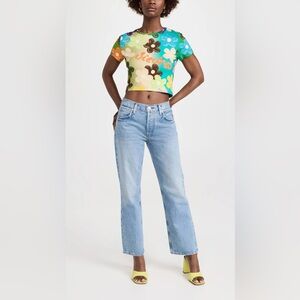 Citizens of Humanity Neve Low Rise Slung Relaxed jeans in Misty